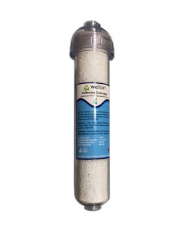 Wellon Water Softener Cartridge for All Types of Water Purifiers to Remove Hardness and Increase Membrane Life. (13'' Inch)